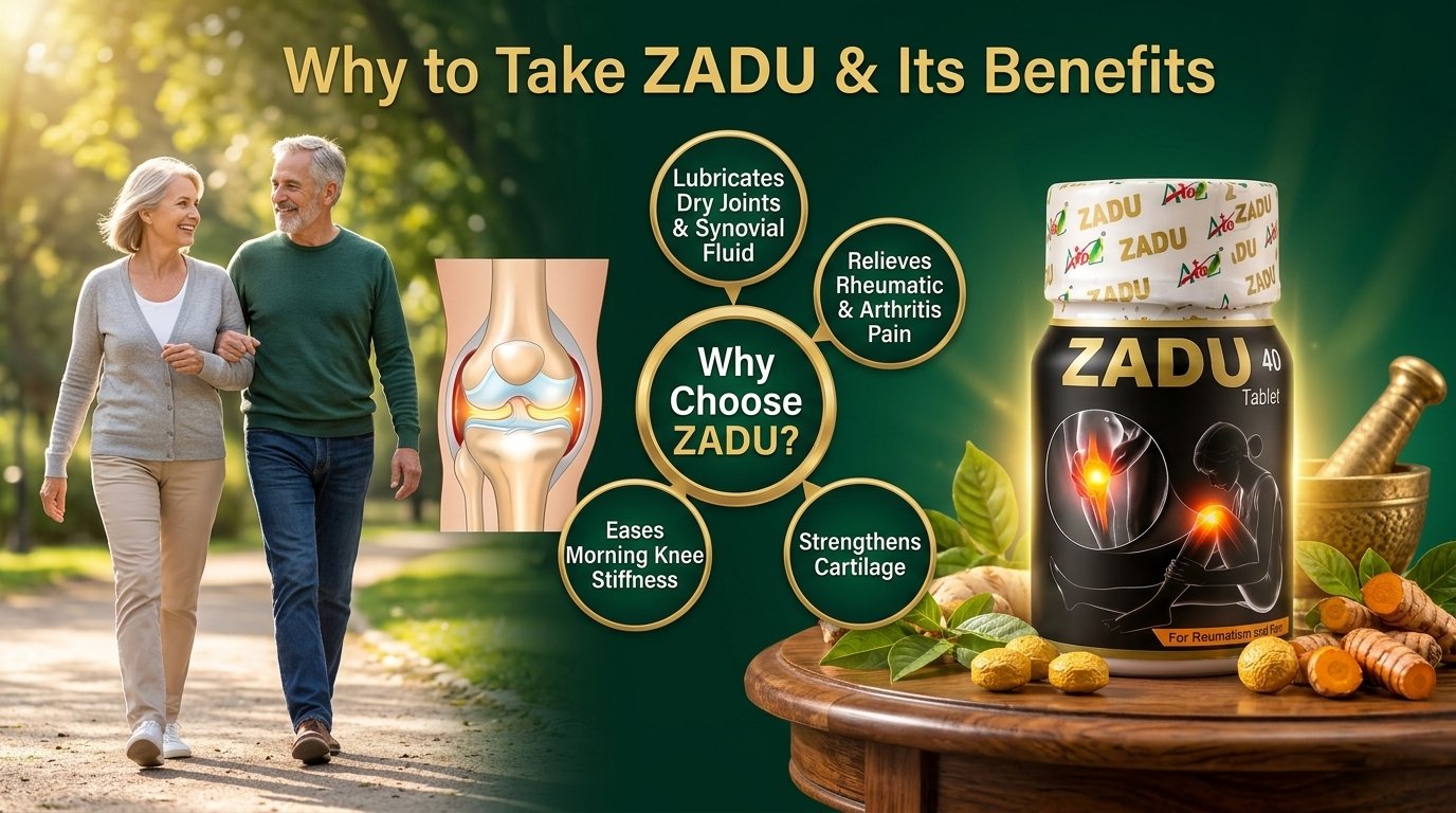Why to Take ZADU & Its Benefits - Lubricates Joints & Eases Stiffness