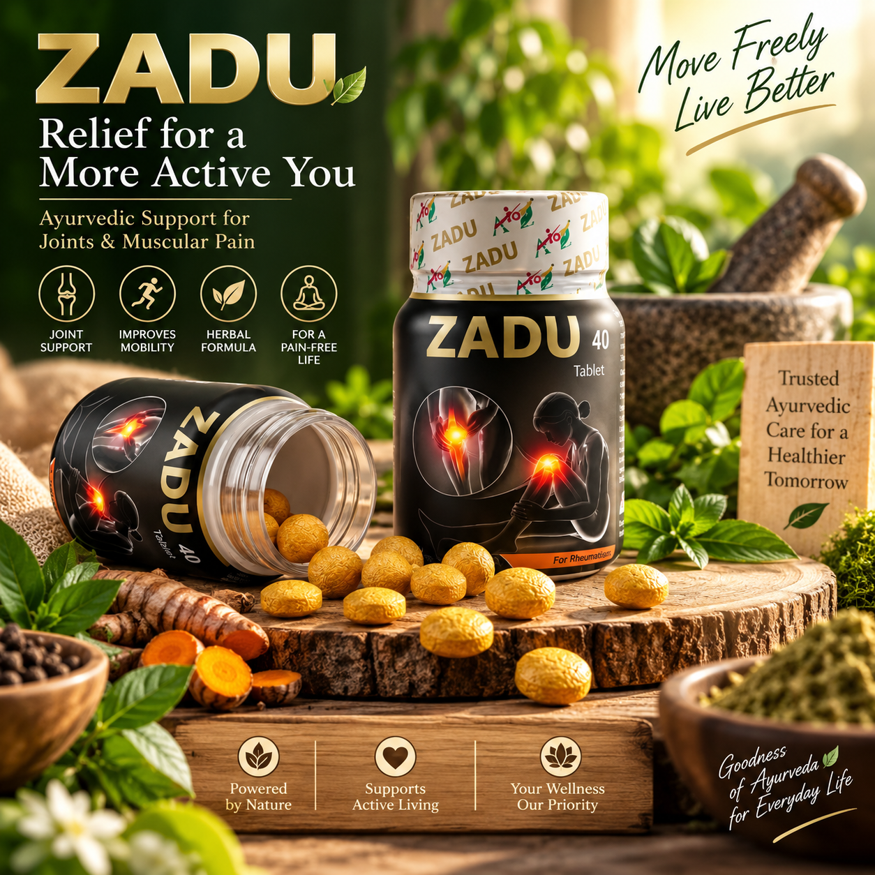 ZADU Tablet — Ayurvedic Joint & Muscular Pain Relief view 2
